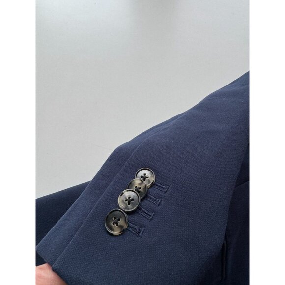 Aritzia WILFRED Generation Navy Blue (Re)Essential Oversized Blazer, Size S - Picture 9 of 15